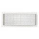 Wandgitter VTA-8110D (EINBAU) Stahl – 400 x 150 mm – mit verstellbaren Doppellamellenthumbnail