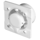  Whisper Pro-Design Badezimmerlüfter - Ø100 mm - Ein/Aus – flaches GLAS – glänzend Schwarzthumbnail