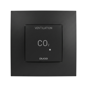 Duco CO2-Sensor ohne RF-Steuerung 230V verdrahtet - Schwarz Duco CO2-Sensor ohne RF-Steuerung 230V verdrahtet - Schwarz