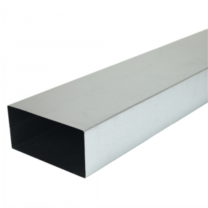 Flachkanal (eingestürzt) 100 x 40mm - Stahl - 900mm