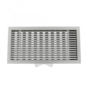 Luxuriöses verschließbares Schiebegitter aus Aluminium – Einbau 298 x 148 mm