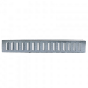 Mengenregler - schräg - Stahl - für Kanalgitter (BxH) 425 x 125 mm
