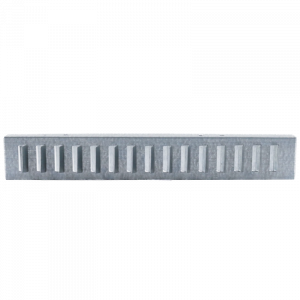 Mengenregler - gerade - Stahl - für Kanalgitter (BxH) 425 x 125 mm