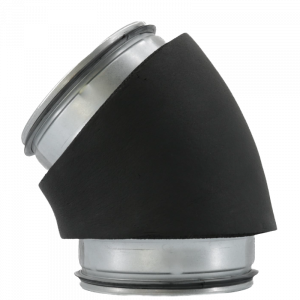 Isolierte Bogen 45º - Ø 180mm - gepresst - SAFE - 13mm Isolierung