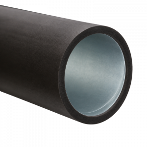 Isolierte Wickelfalzrohr  - Ø 180mm - Stahl - 90cm - 13mm Isoliert