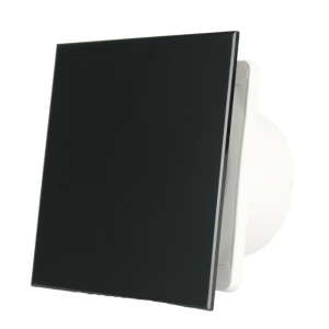 Whisper Pro-Design Badlüfter – mit Nachlauf + Feuchtigkeitssensor – Ø 100 mm – flaches Kunststof – matt Schwarz Whisper Pro-Design Badlüfter – mit Nachlauf + Feuchtigkeitssensor – Ø 100 mm – flaches Kunststof – matt Schwarz