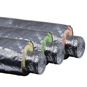 Isolierter flexibler Lüftungsschlauch – Aluminium – Ø 150 mm – Länge 6 METER