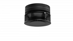 Pradovent -Trimless- einstellbares Ventil (Zufluss & Abfluss) - Ø 125mm - Schwarz