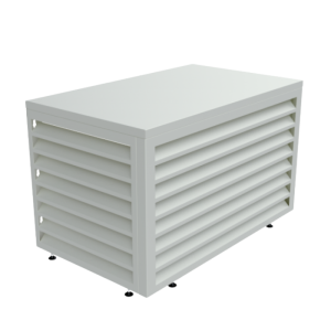 Aircover 1000 - RAL9016 - Luxus (Klimaanlage) Außeneinheit Verkleidung - 100 x 65 x 50 cm Aircover 1000 - RAL9016 - Luxus (Klimaanlage) Außeneinheit Verkleidung - 100 x 65 x 50 cm