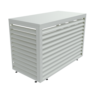 Aircover 1100 - RAL9016 - Luxus (Klimaanlage) Außeneinheit Verkleidung - 110 x 80 x 54 cm Aircover 1100 - RAL9016 - Luxus (Klimaanlage) Außeneinheit Verkleidung - 110 x 80 x 54 cm