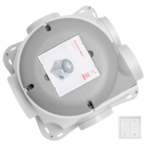 Zehnder Wohnraumlüfter Comfofan Silent (Schutzerdung) + RFZ Fernbedienung