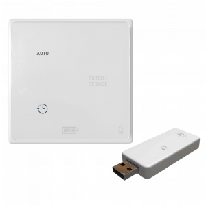 Brink drahtloser RH-Sensor und Schalter für Flair- und Ease WRG-Geräte