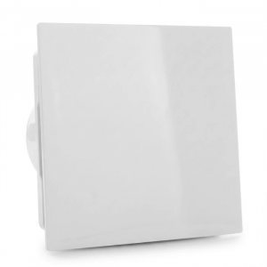  Whisper Pro-Design Badezimmerlüfter - Ø125mm – mit Nachlauf – flacher Kunststoff – Weiß
