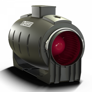 Rohrventilator LINEO 200 'QUIET' - Anschluss 200mm - 3 Stufen EIN/AUS