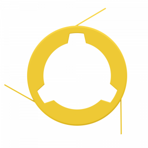 Pradovent Trim Ø125 mm Montage­ring – für flexible Schläuche