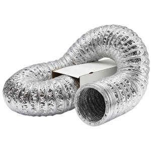 Flexibler Lüftungsschlauch unisoliert - Aluminium - Ø 450mm - Länge 10 Meter Flexibler Lüftungsschlauch unisoliert - Aluminium - Ø 450mm - Länge 10 Meter