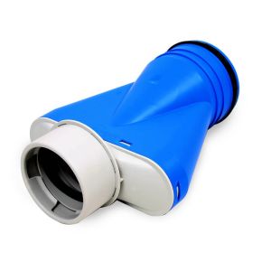 Vent-Axia Uniflexplus + Anschlussgehäuse 1x Ø 90 mm mit Tülle Ø 125 mm Vent-Axia Uniflexplus + Anschlussgehäuse 1x Ø 90 mm mit Tülle Ø 125 mm