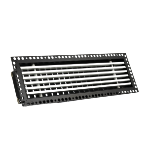 Einbaufähiges rahmenloses Wandgitter - 160x60mm - für Kanal 170x70mm