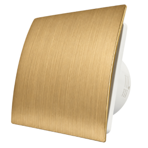 Whisper Pro-Design Badezimmerlüfter - Ø125mm - Ein/Aus – Kunststoff – Gold