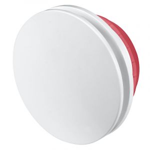 Whisper Design Tellerventil Kunststoff - Abluft und Zuluft - WEISS RAL9016 - Ø 125 mm