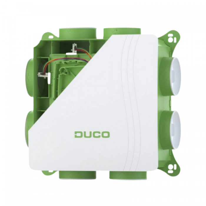 DucoBox Silent 2.0 Wohnhausventilator (System C) - 400 m3/h - Randwert - integrierter Feuchtigkeitssensor