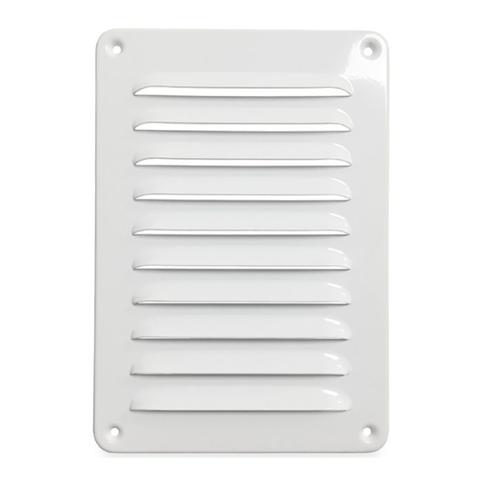 Aluminium Lüftungsgitter Aufbaumontage 150 x 215mm - WEISS (1-1521W) Aluminium Lüftungsgitter Aufbaumontage 150 x 215mm - WEISS (1-1521W)