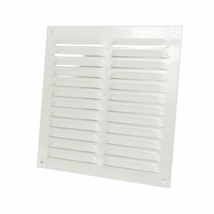 Aluminium Lüftungsgitter Aufputz 250 x 250 mm – WEISS (1-2525W) Aluminium Lüftungsgitter Aufputz 250 x 250 mm – WEISS (1-2525W)