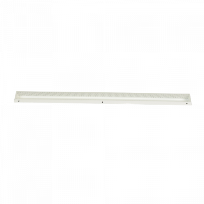 Aluminium Lüftungshaube für Aufbaumontage 370 x 30mm - WEISS (1-3703W)
