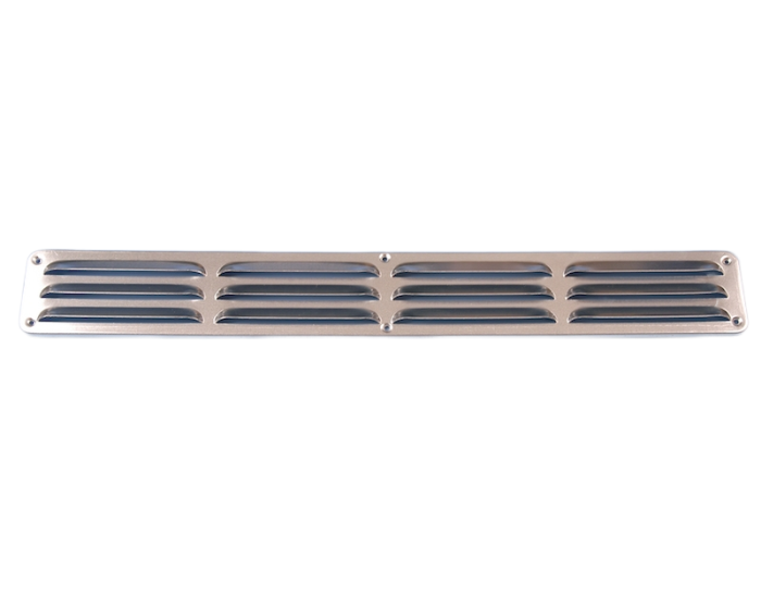 Aluminium-Lamellengitter Aufputz 500 x 65 mm – ALU (1-5006A)