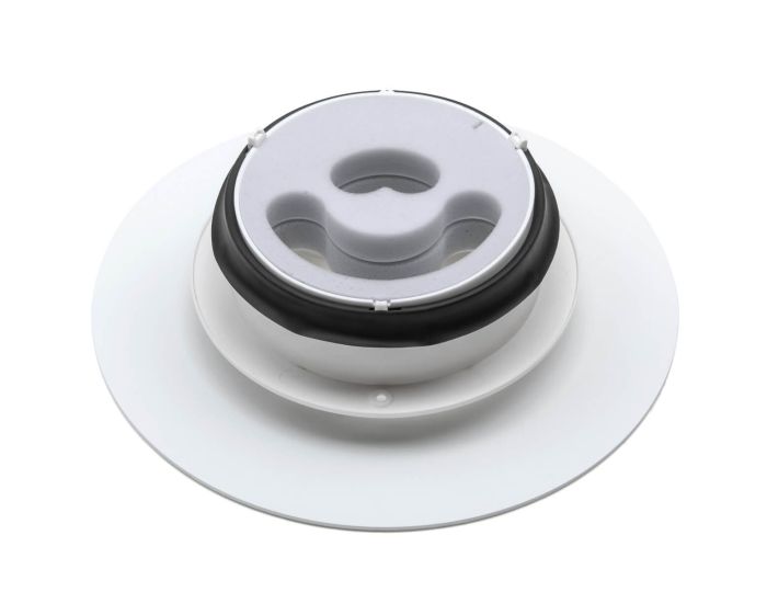 Vasco - Designventil quadratisch gebogen - Ø 125mm