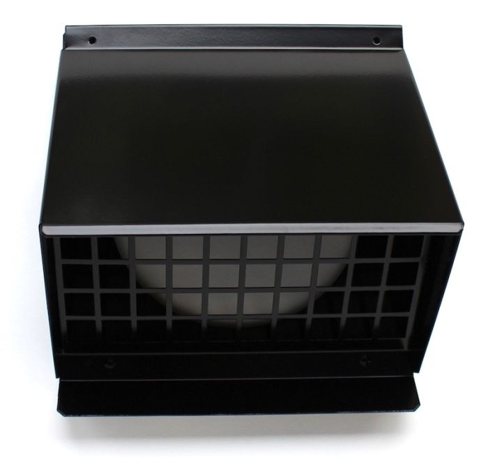 Aluminium-Wetterschutzgitter – hohe Durchlässigkeit (geeignet für WRG) – für 160-mm- bis 180-mm-Rohr – Schwarzbraun Aluminium-Wetterschutzgitter – hohe Durchlässigkeit (geeignet für WRG) – für 160-mm- bis 180-mm-Rohr – Schwarzbraun