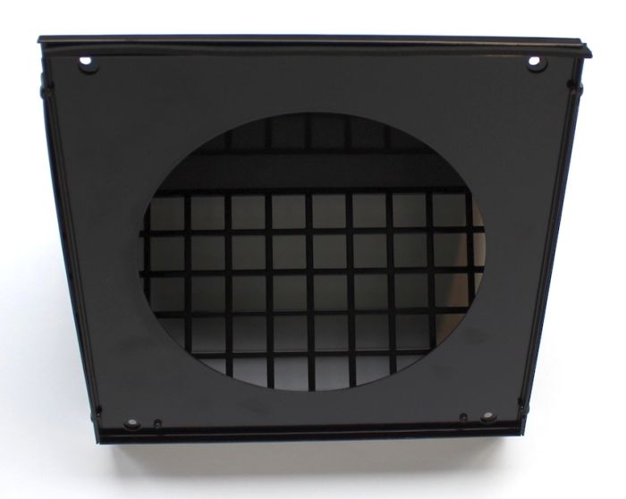 Aluminium-Wetterschutzgitter – hohe Durchlässigkeit (geeignet für WRG) – für 200-mm- bis 250-mm-Rohr – Schwarzbraun Aluminium-Wetterschutzgitter – hohe Durchlässigkeit (geeignet für WRG) – für 200-mm- bis 250-mm-Rohr – Schwarzbraun