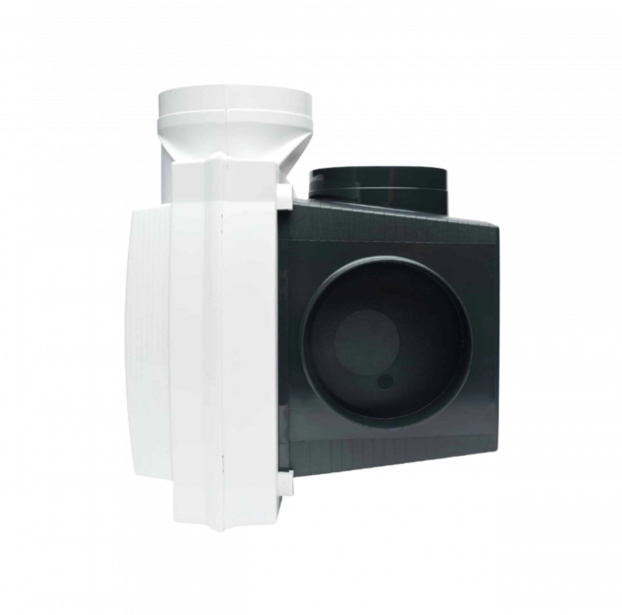 Orcon Compact-10RH - 355 m3/h - Erdungsstecker - mit eingebautem Feuchtigkeitsensor und zwei CO₂-Sensoren