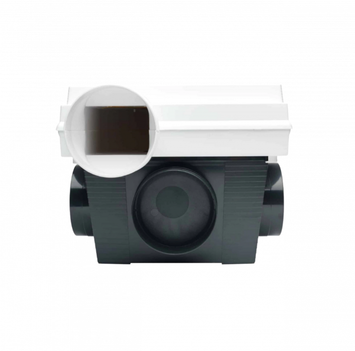 Orcon Compact-10RH - 355 m3/h - Erdungsstecker - mit eingebautem Feuchtigkeitsensor und zwei CO₂-Sensoren