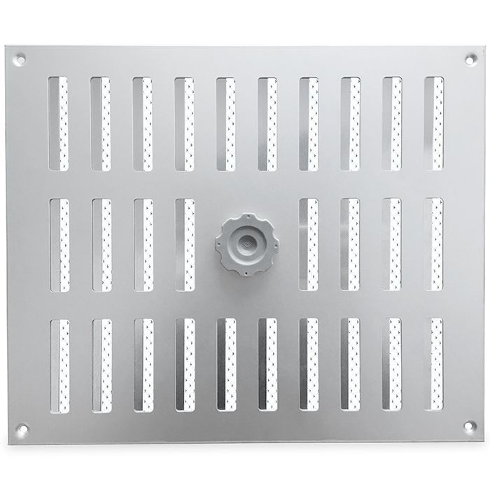 Abschließbares Schiebegitter Aluminium - Aufbaumontage 300 x 250 mm (3-3025AA)