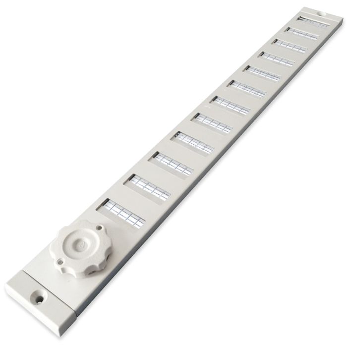 Abschließbares Schiebegitter Aluminium - Aufbaumontage 370 x 40 mm Abschließbares Schiebegitter Aluminium - Aufbaumontage 370 x 40 mm