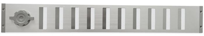 Abschließbares Schiebegitter Aluminium - Aufbaumontage 650 x 90 mm Abschließbares Schiebegitter Aluminium - Aufbaumontage 650 x 90 mm