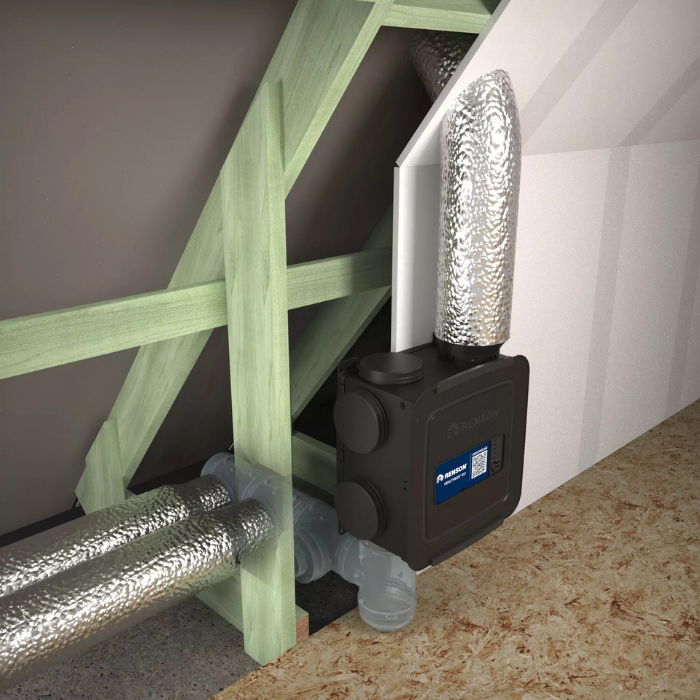 Renson Healthbox GO - 430m3/h - App-gesteuert – VOC (Geruch), CO₂- & Feuchtigkeitssensor