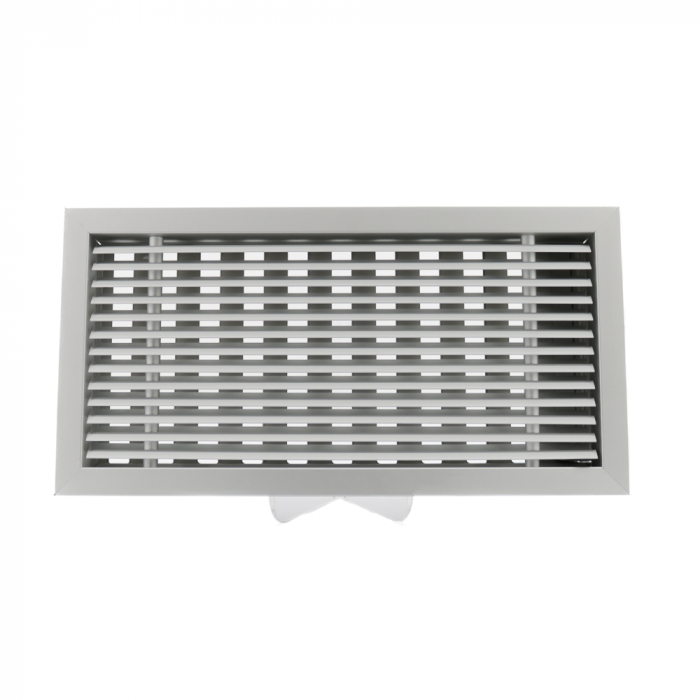 Luxuriöses verschließbares Schiebegitter aus Aluminium – Einbau 298 x 148 mm