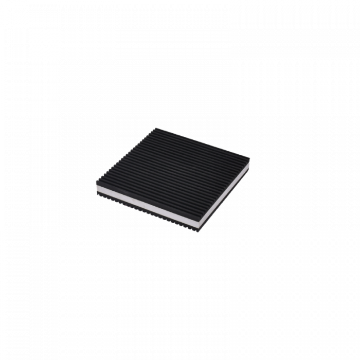 Gummiantevibrationspad gedacht - Schaum - 100x100x20 mm