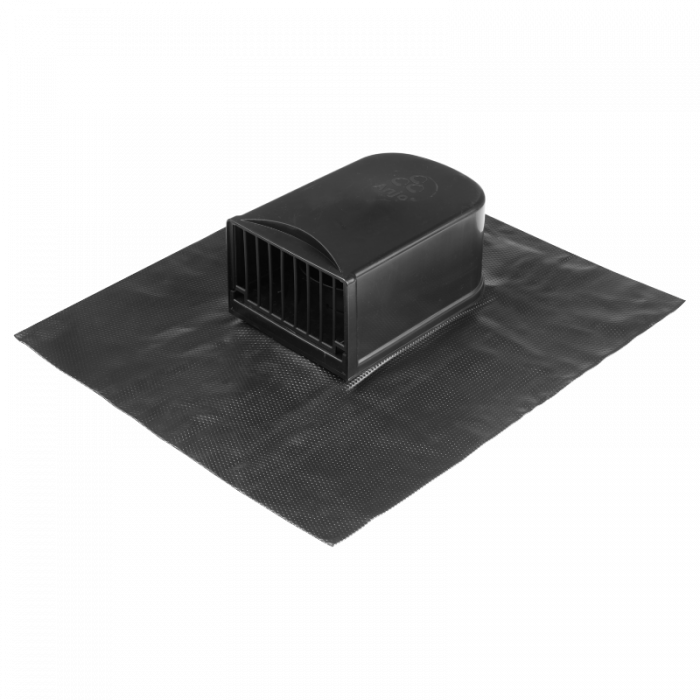 Anjo Dachluke Max - Ø 125mm - Kabeldurchführung - Schwarz