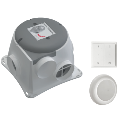 Zehnder Comfofan Silent Paket inkl. RFZ-Sender & 4 Luftventilen (Schutzkontakt) Zehnder Comfofan Silent Paket inkl. RFZ-Sender & 4 Luftventilen (Schutzkontakt)
