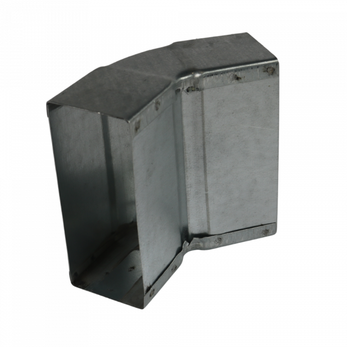 Rechteckige (Einsturz)kurve 45º vertikal – 100 × 40 mm