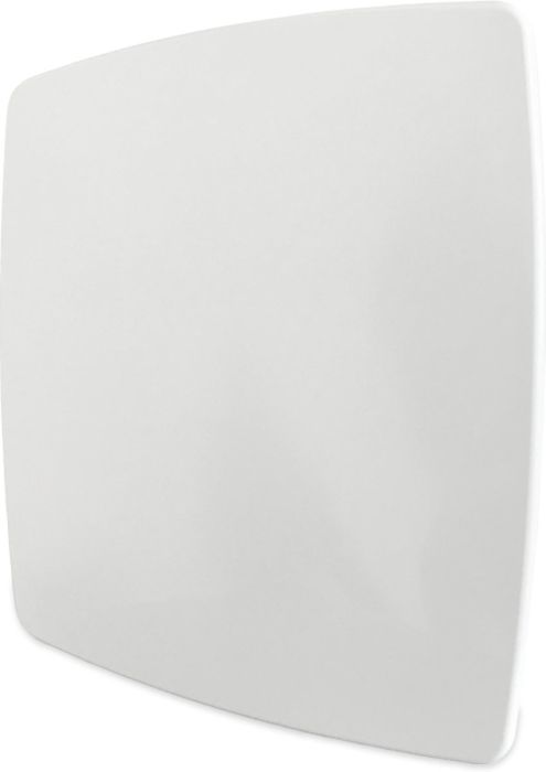 Design-Lüftungsgitter quadratisch (Abluft & Zuluft) Ø 125 mm – *Bold-Line* - Weiß