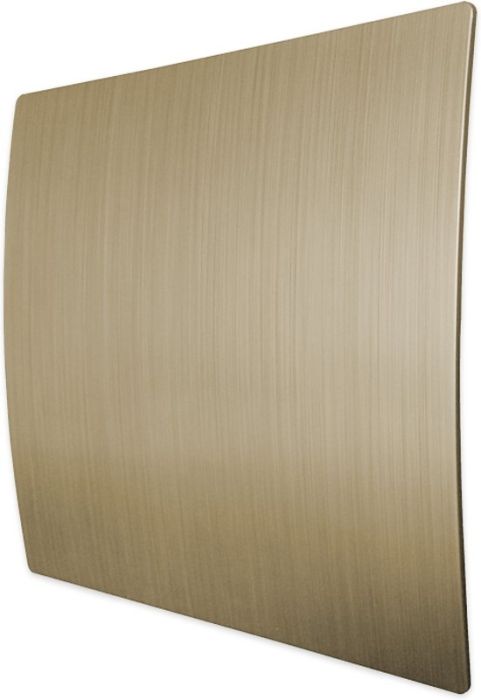 Design-Lüftungsgitter quadratisch (Abluft & Zuluft) Ø 100 mm – Kunststoff – Gold