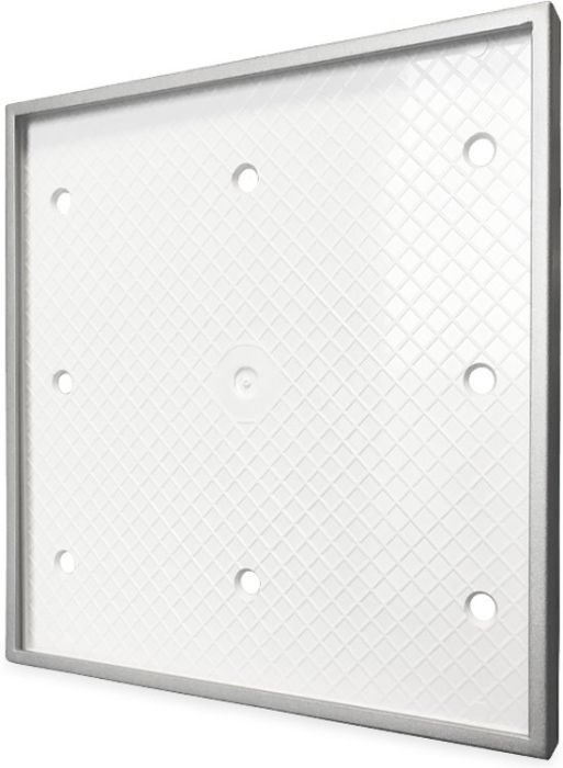 Whisper Design-Lüftungsgitter quadratisch (Abluft & Zuluft) Ø 125 mm – Kachel-Front