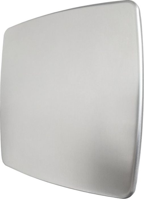 Design-Lüftungsgitter quadratisch (Abluft & Zuluft) Ø 100 mm – RVS *Bold-Line*