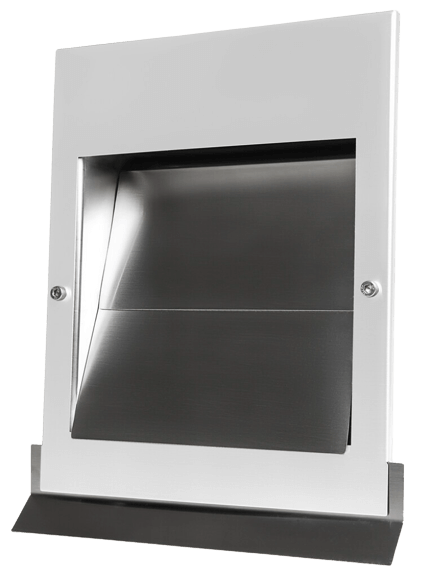 Design Fassadenkappe PREMIUM LINE - SIGMA - Ø 150 mm - WEISS