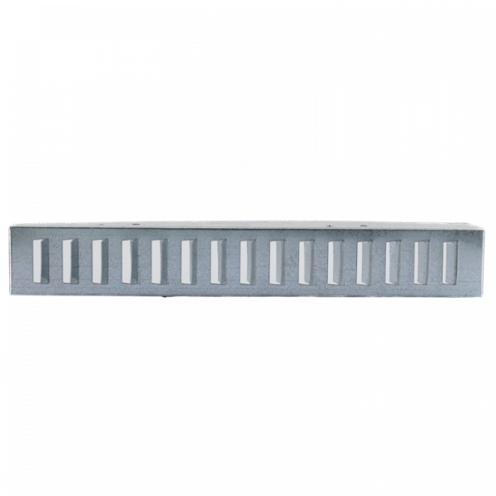 Mengenregler - schräg - Stahl - für Kanalgitter (BxH) 625 x 75 mm