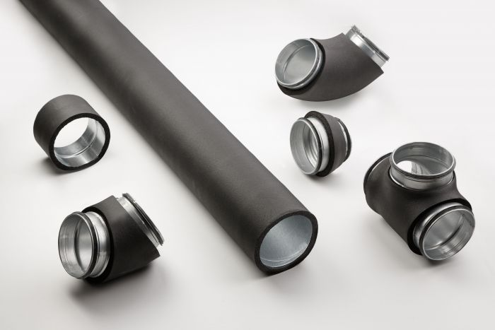 Isolierte Bogen 45º - Ø 180mm - gepresst - SAFE